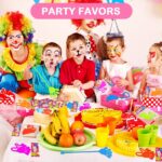 A colorful assortment of 20 individually wrapped sticky hands and feet in red, rose, green, orange, and blue.