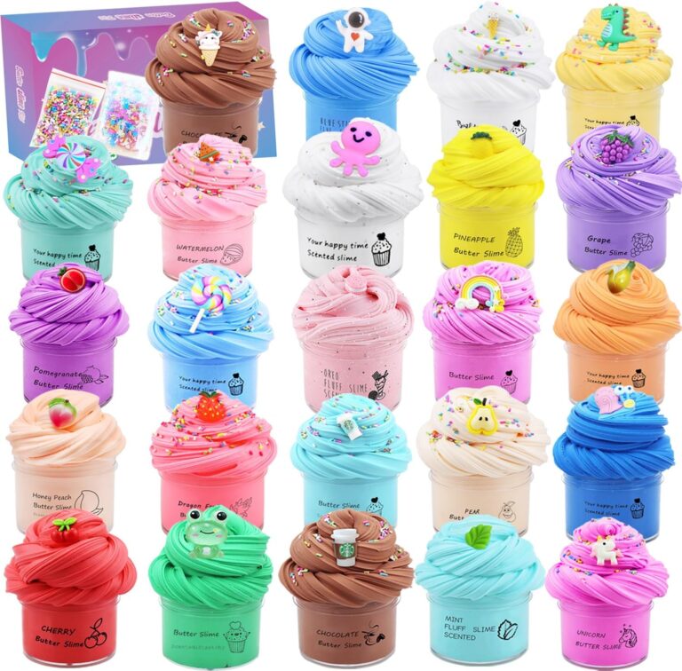 Slime and craft kits as a party activity